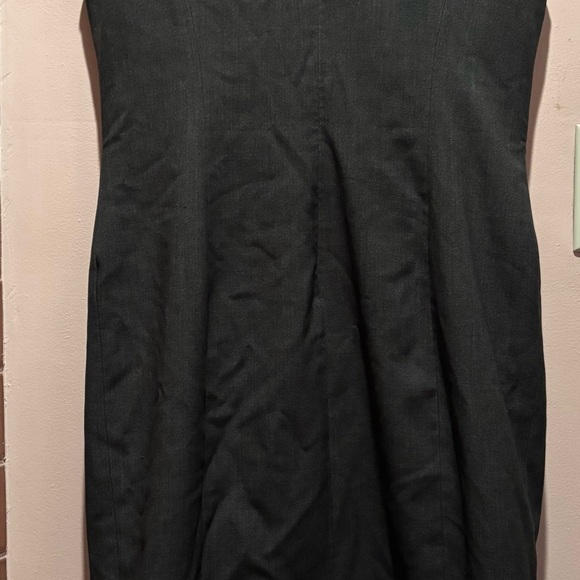 CALVIN KLEIN GREY PLEATED DRESS - Picture 3 of 5